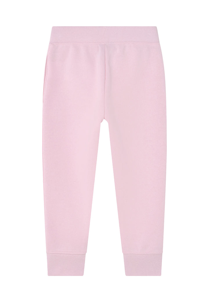 Pantalone felpa rosa per bambina