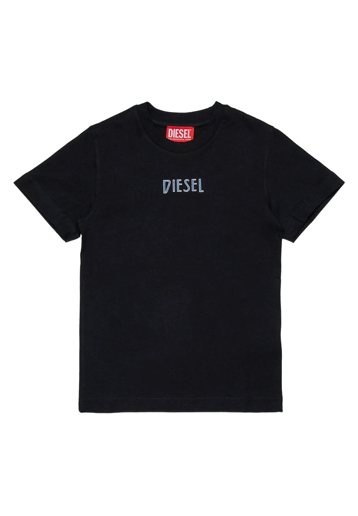 T-shirt nera per bambino