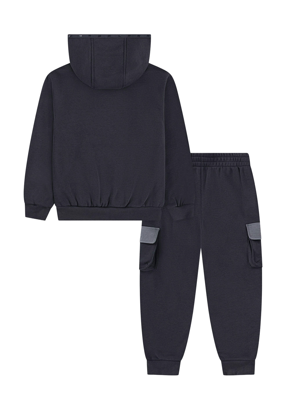 Completo felpa grigio per bambino