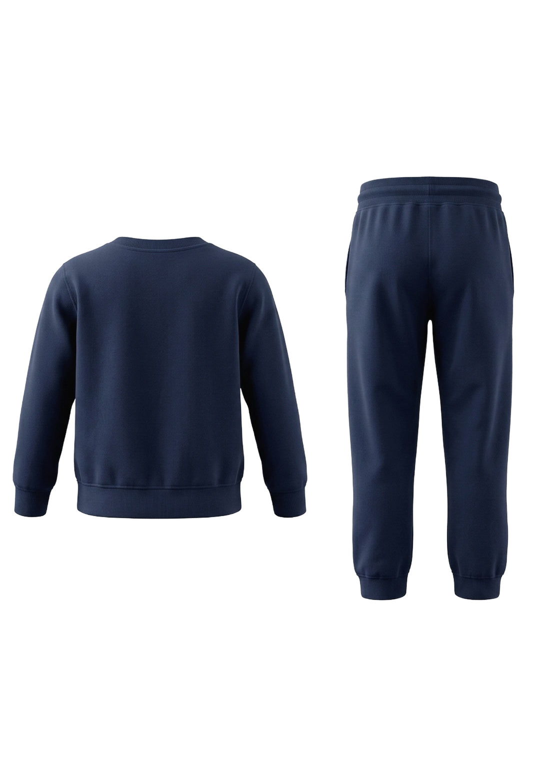 Completo felpa blu navy per bambino