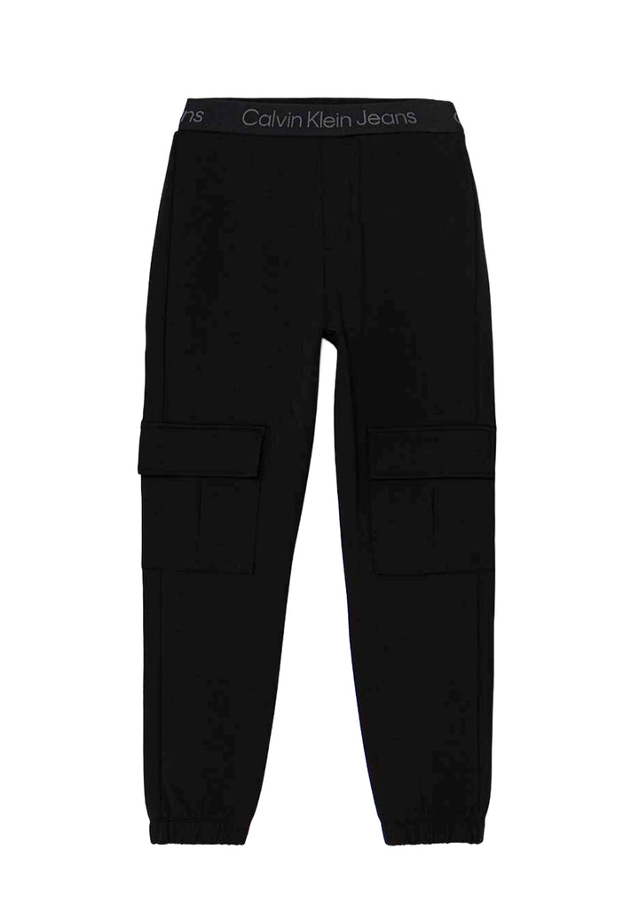 Pantalone cargo nero per bambino