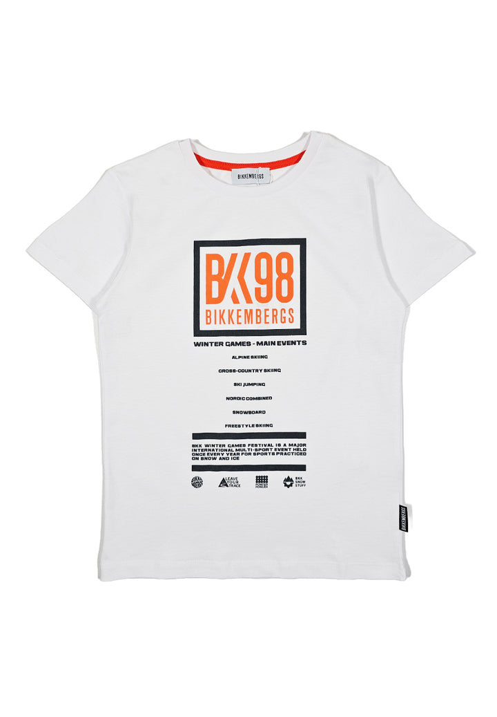 T-shirt bianca per bambino
