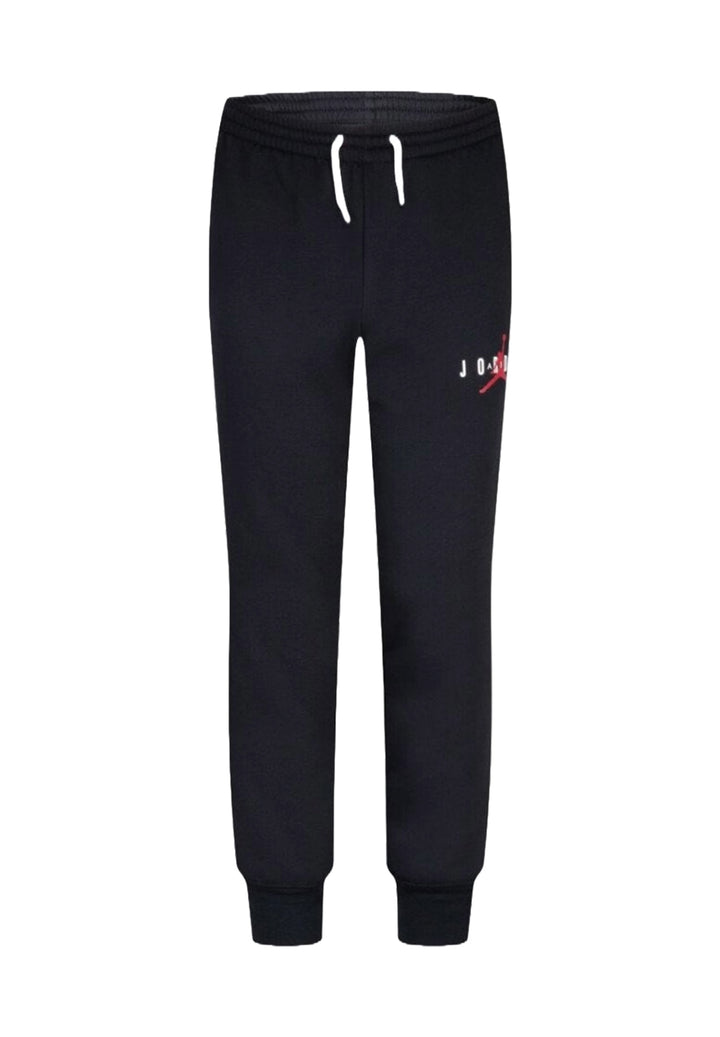 Black fleece trousers for boy