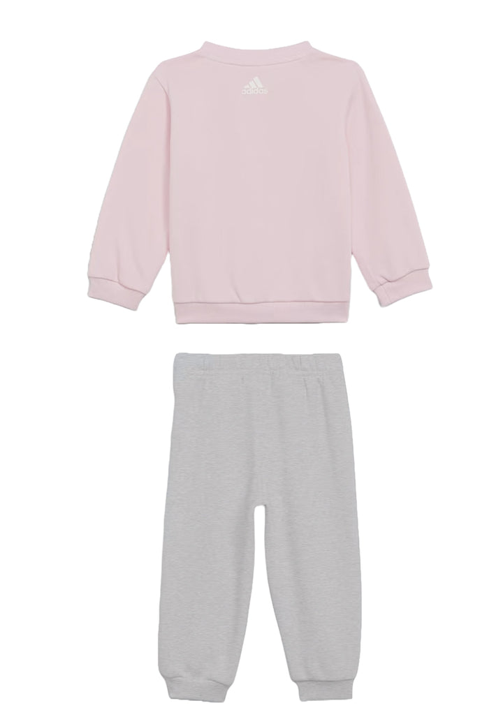 Rosa-graues Sweatshirt-Set für Babymädchen
