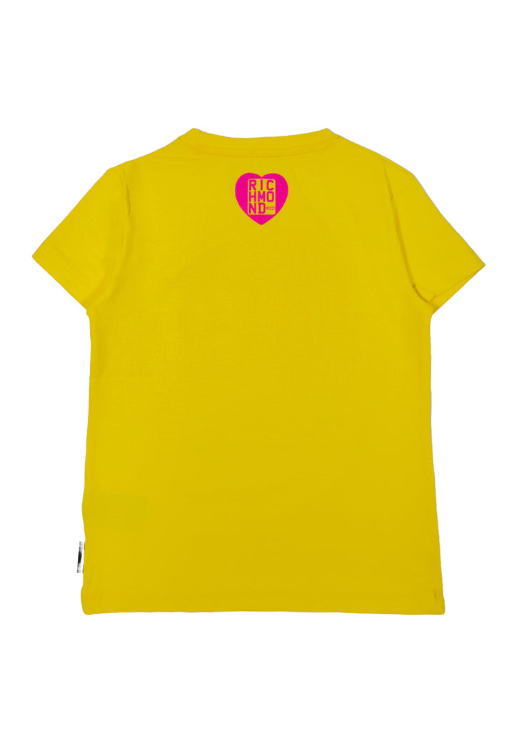 T-shirt gialla per bambina