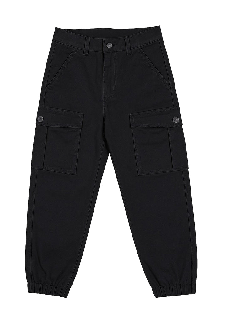 Pantalone cargo nero per bambino