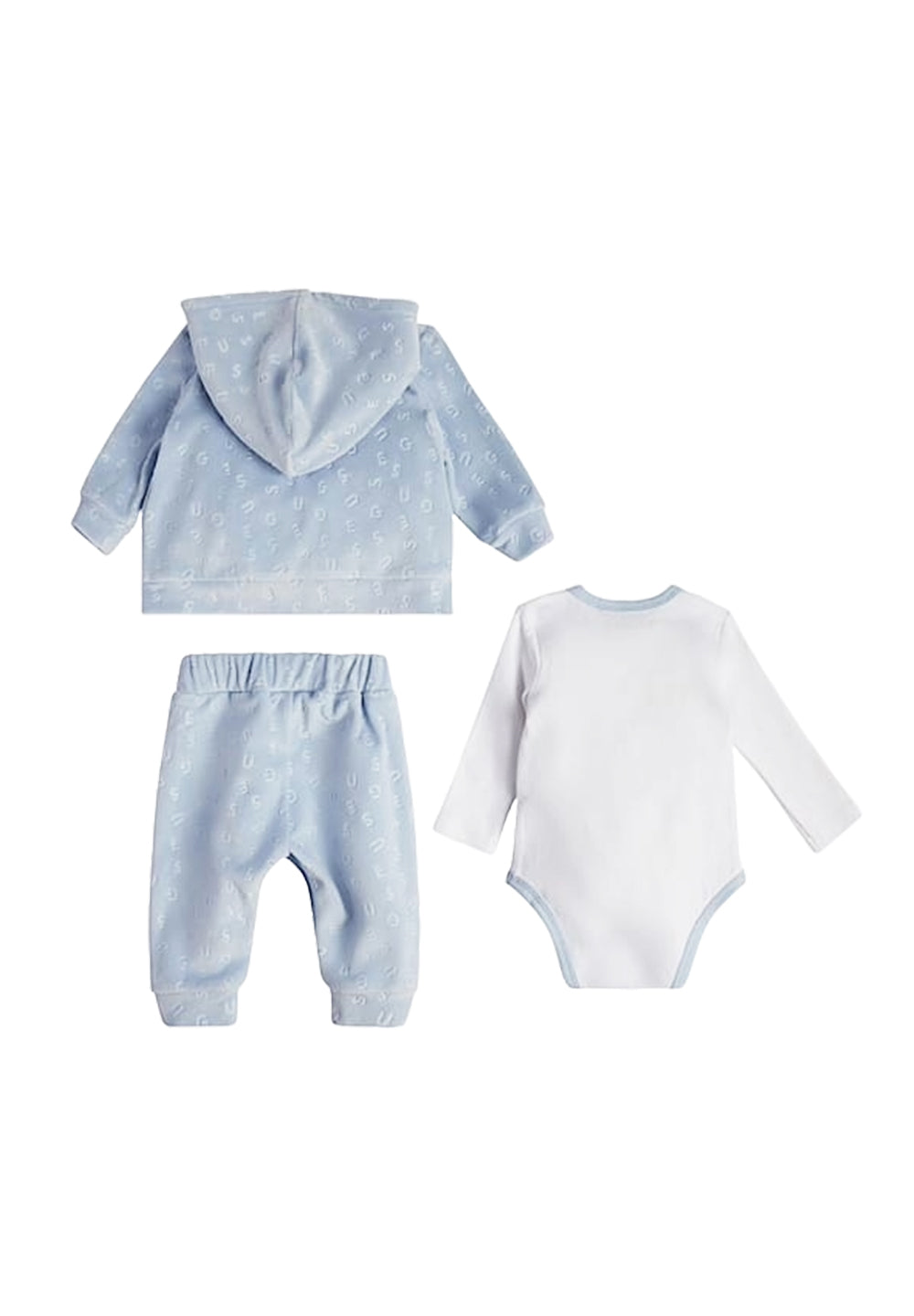 3-piece light blue set for newborns