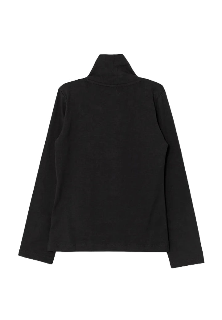 T-shirt nera per bambina