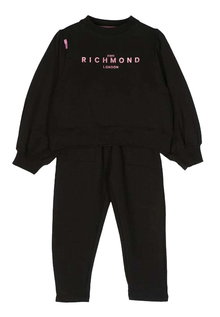 Black sweatshirt set for girls