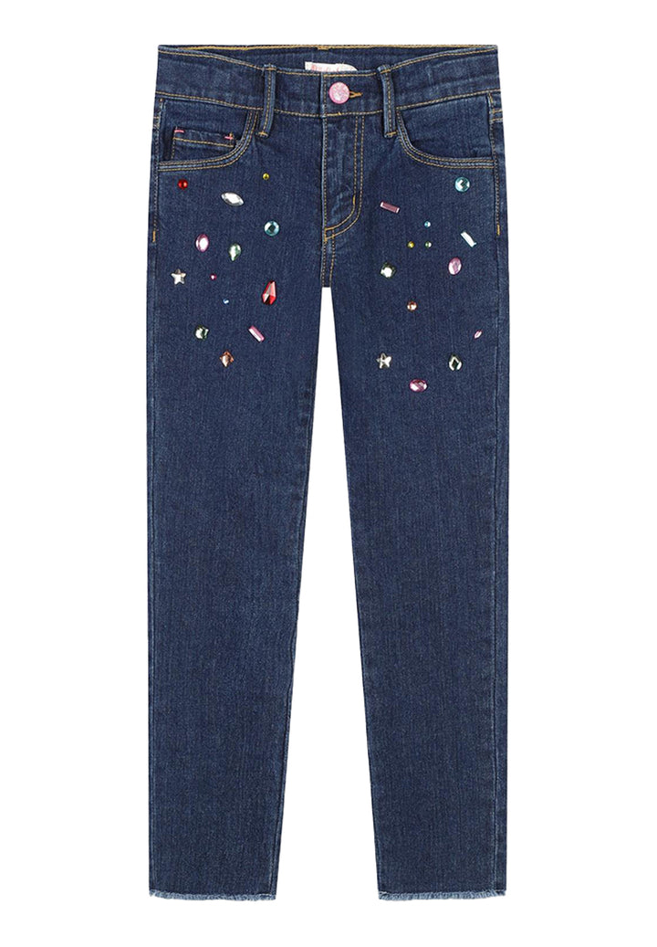 Jeans blu denim per bambina