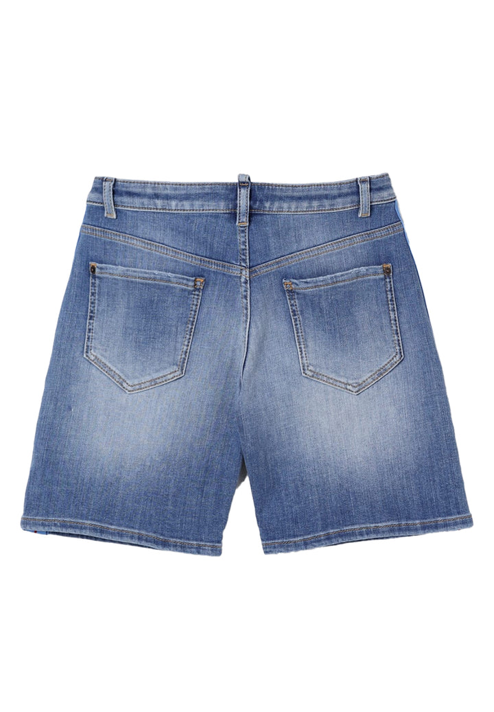 Bermuda denim blu per bambino