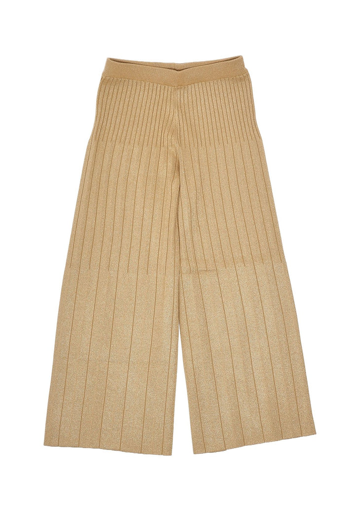 Pantalone oro per bambina