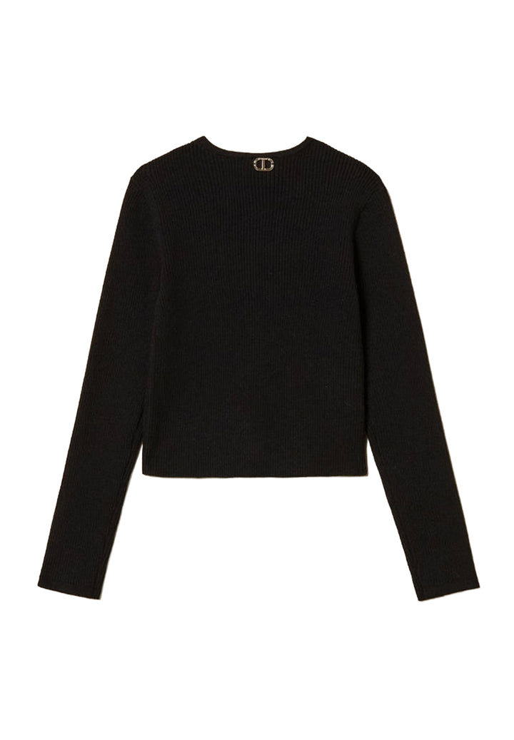 Cardigan nero per bambina