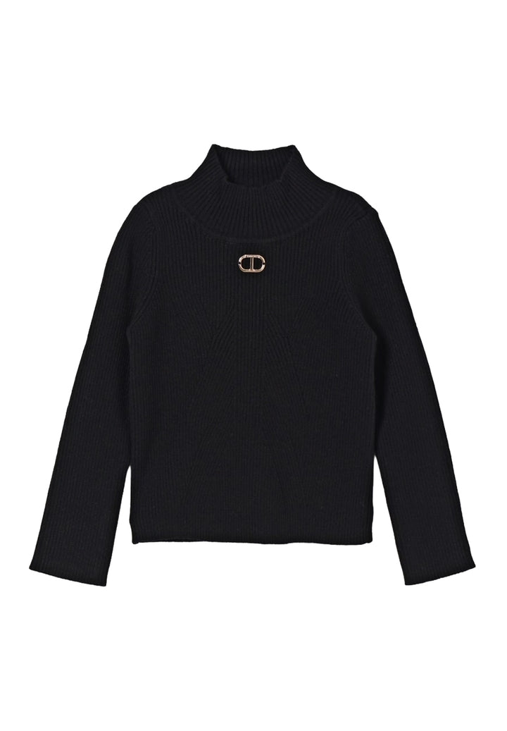 Maglione nero per bambina