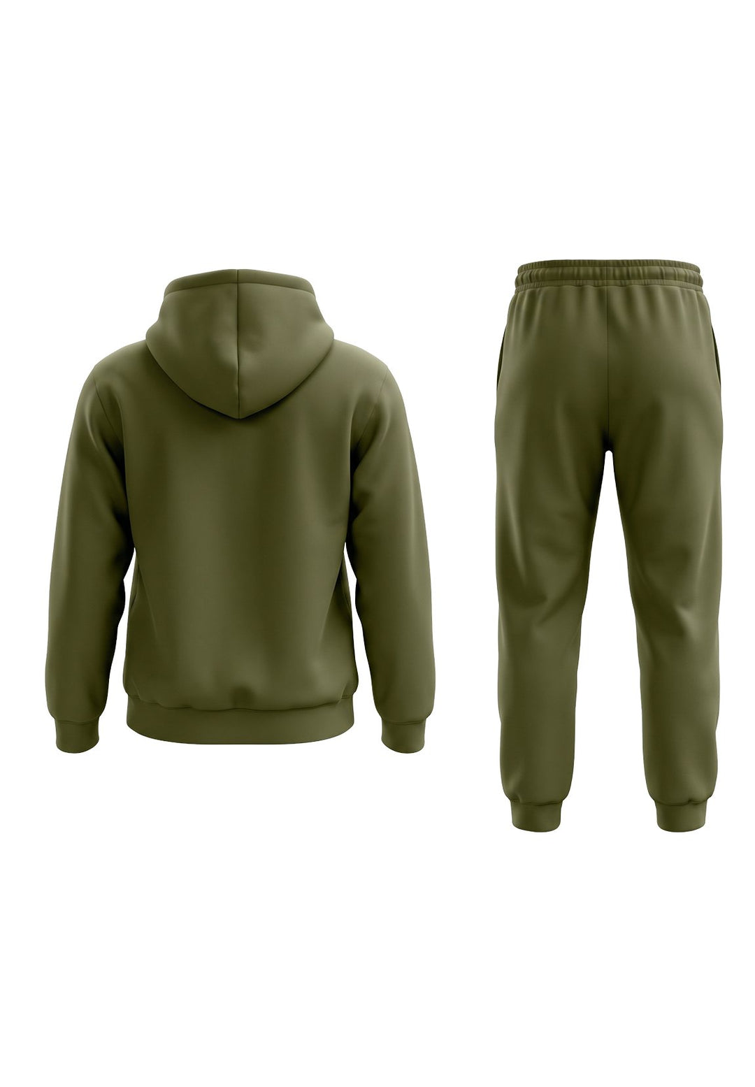 Completo felpa verde per bambino