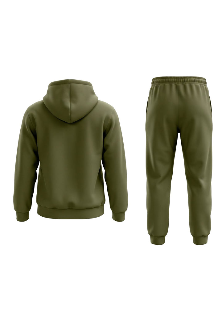 Completo felpa verde per bambino