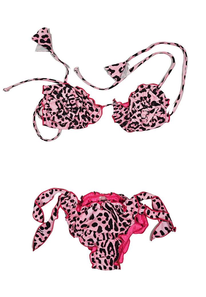 Costume bikini rosa per bambina