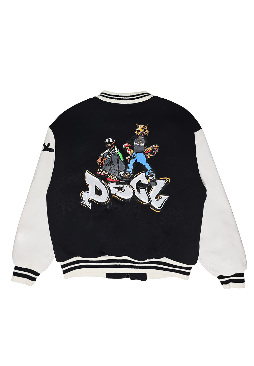 Schwarze Collegejacke für Jungen