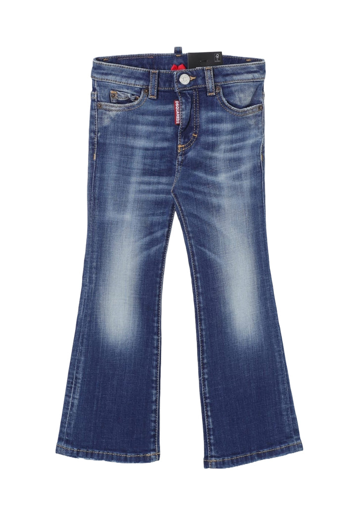 Jeans blu denim per bambina