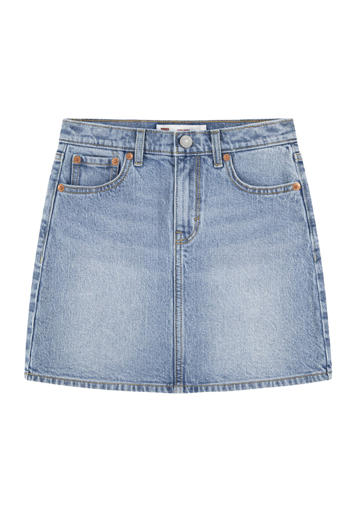 Gonna blu denim per bambina