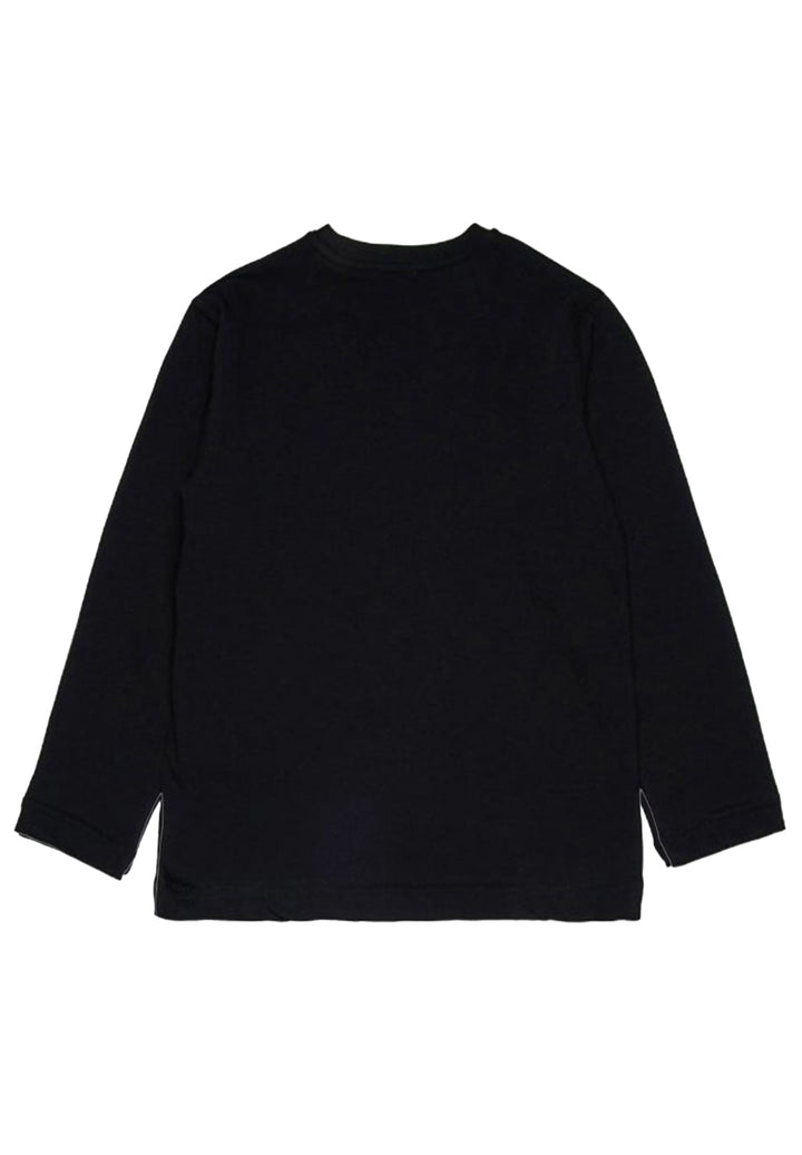 T-shirt nera per bambino