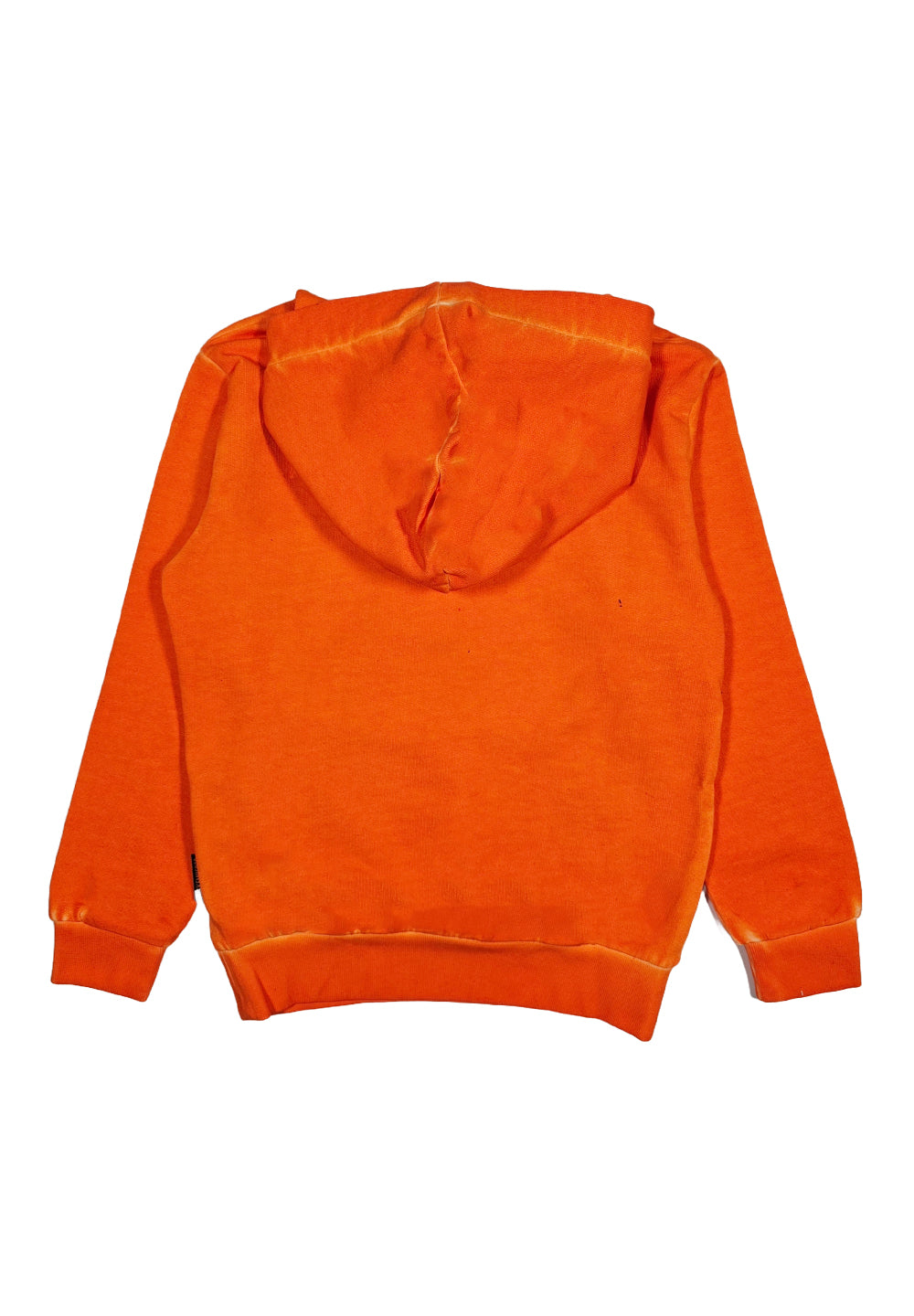 Orange hooded sweatshirt for boy