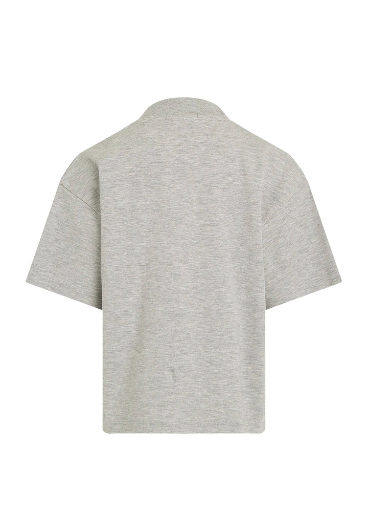 T-shirt grigia per bambina