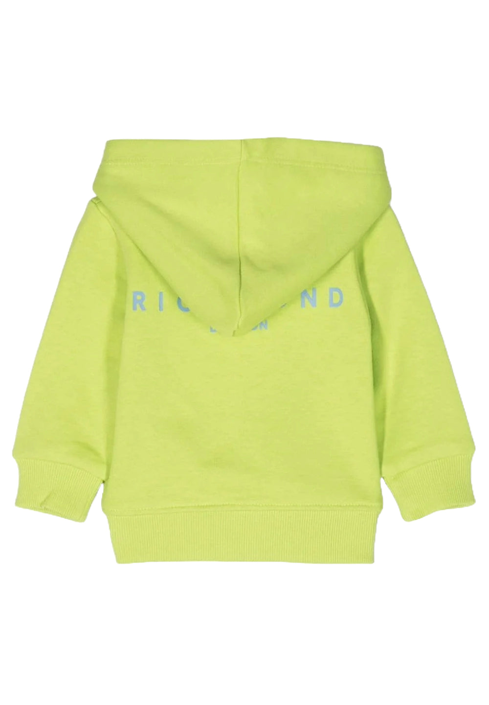 Felpa zip verde lime per bambino