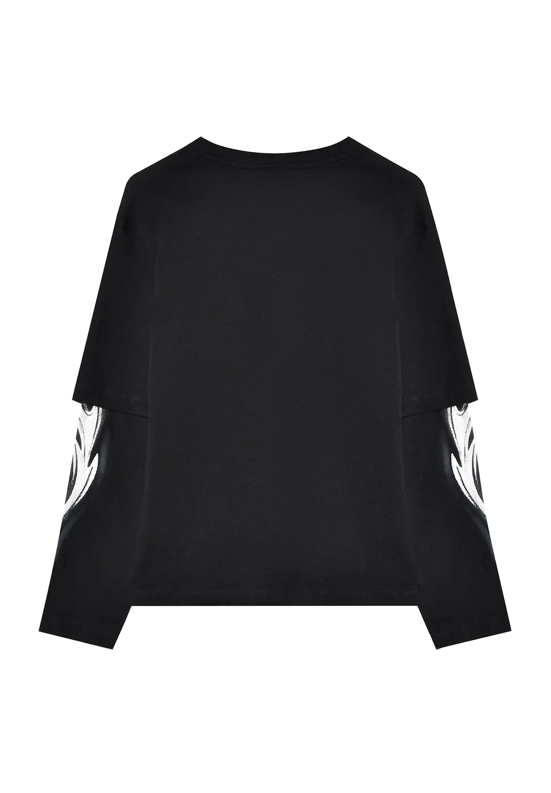 T-shirt nera per bambino