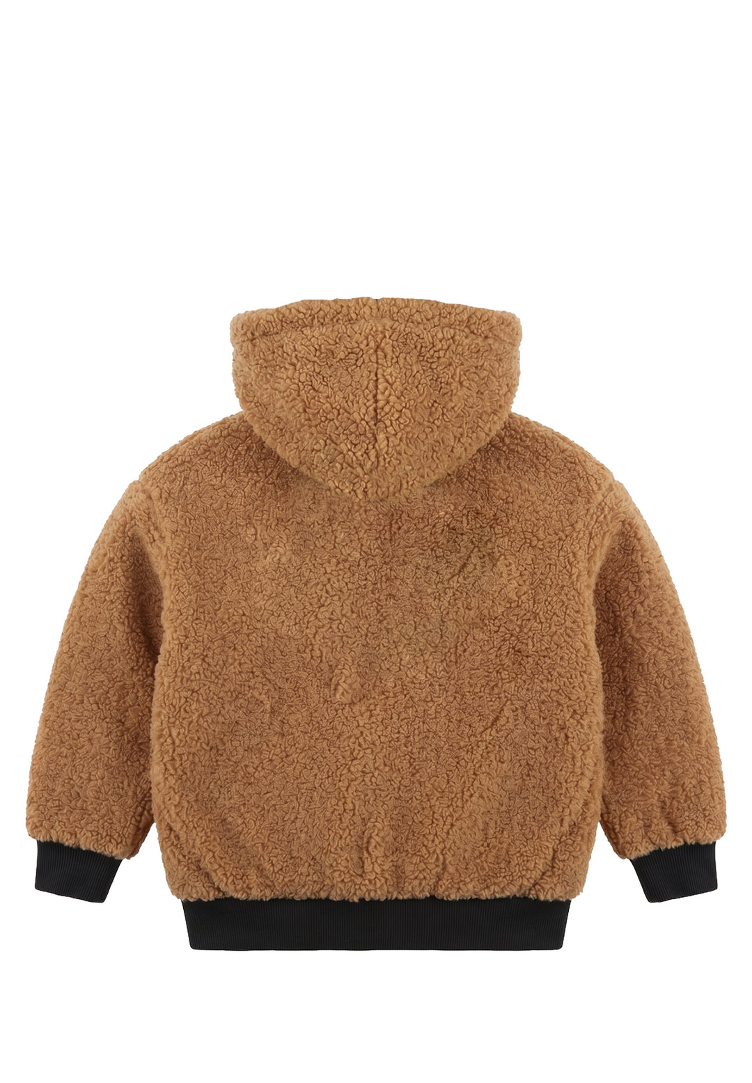 Giubbotto teddy marrone per bambino