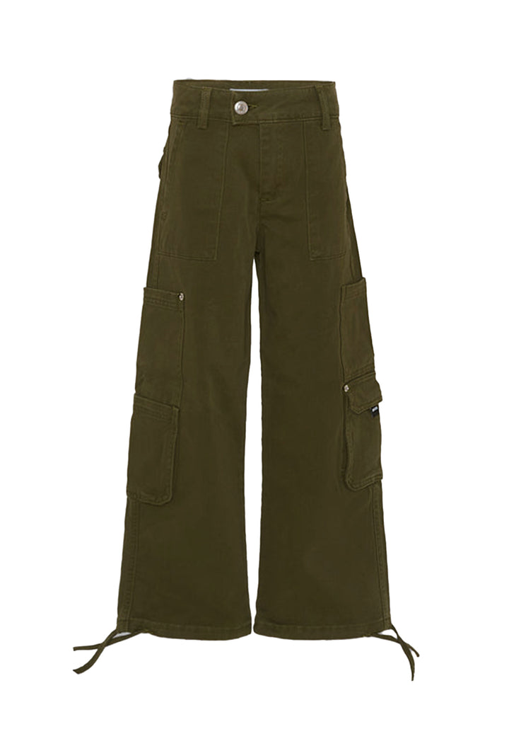 Pantalone cargo verde miliatare per bambino