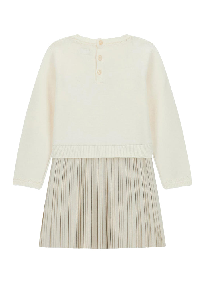 Vestito crema per bambina