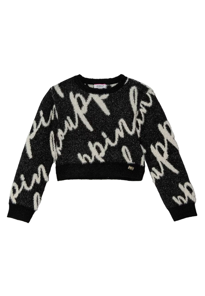 Maglione nero per bambina