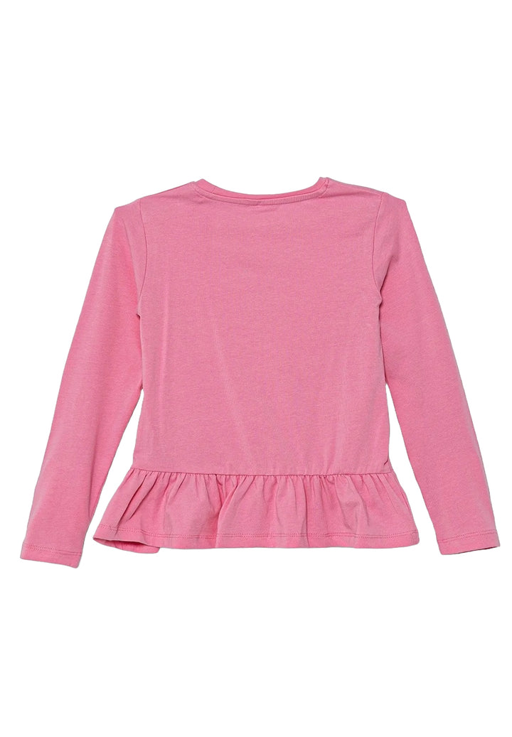 T-shirt rosa per bambina