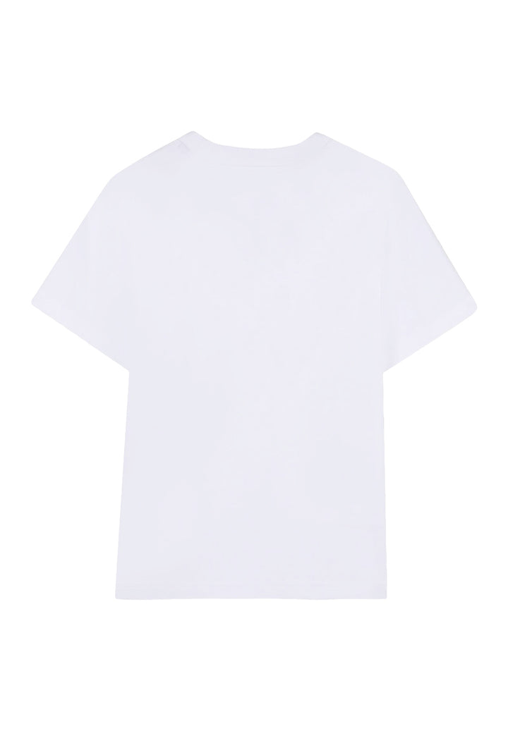 T-shirt bianca per bambina
