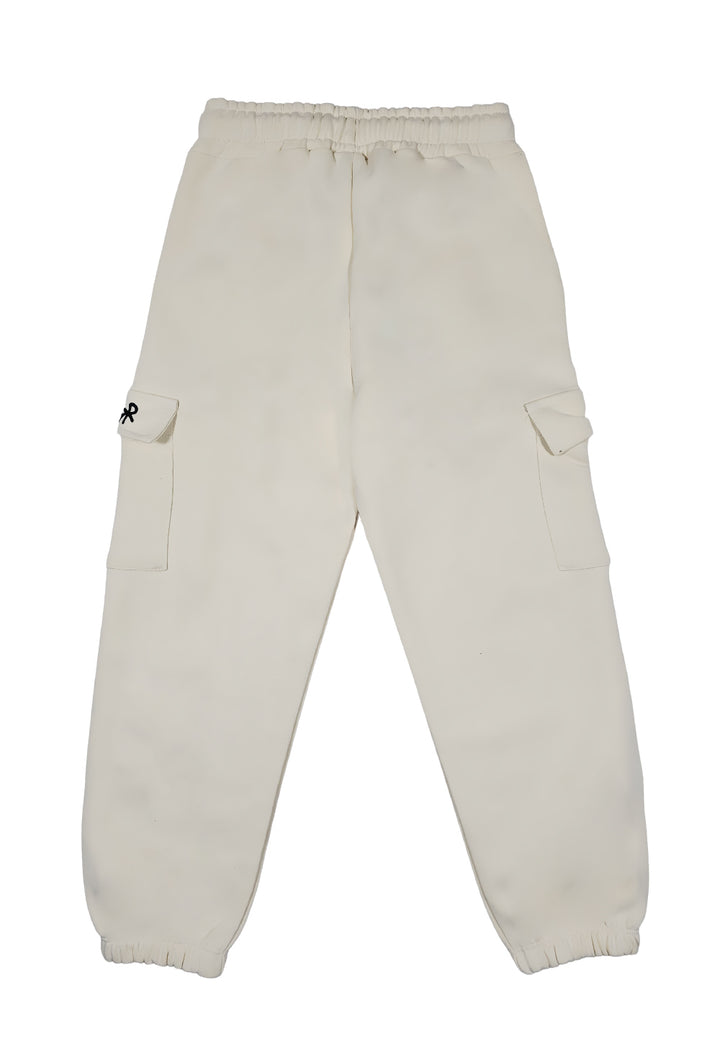 Pantalone felpa crema per bambino
