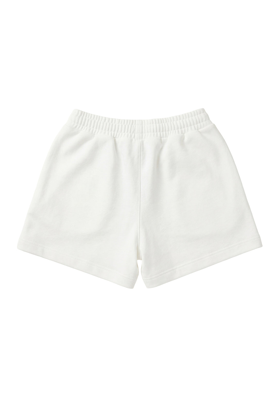 Short felpa bianco per bambina