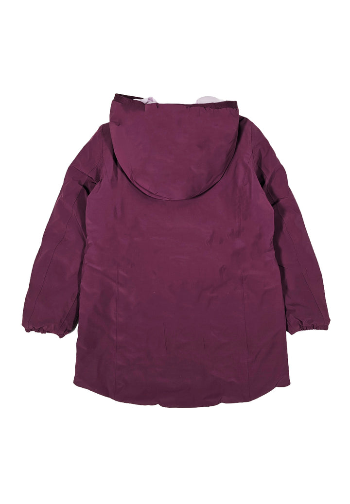 Purple-pink reversible jacket for girls