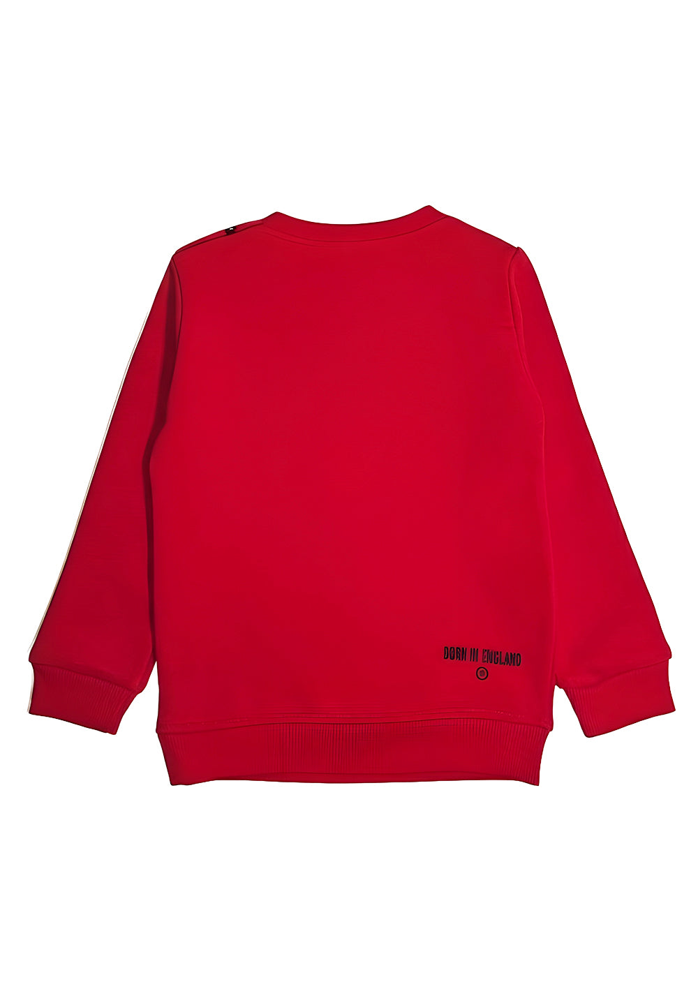 Felpa girocollo rossa per neonato