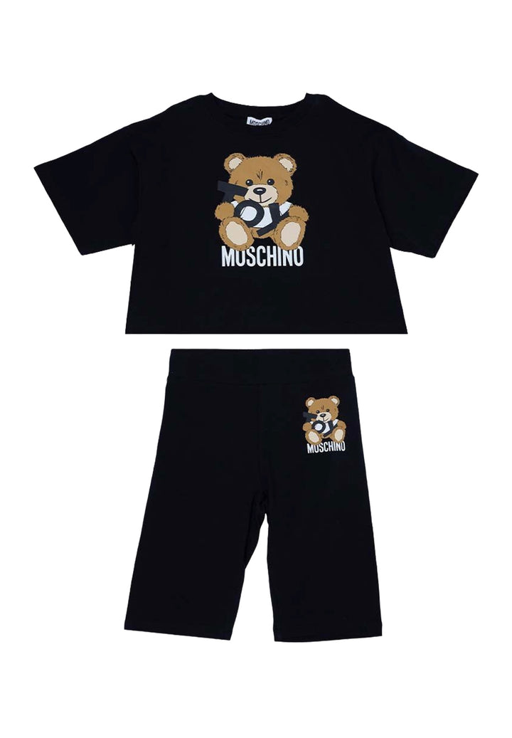 Completo nero per bambina