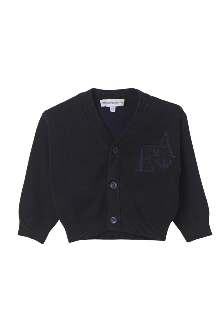 Cardigan blu navy per bambino