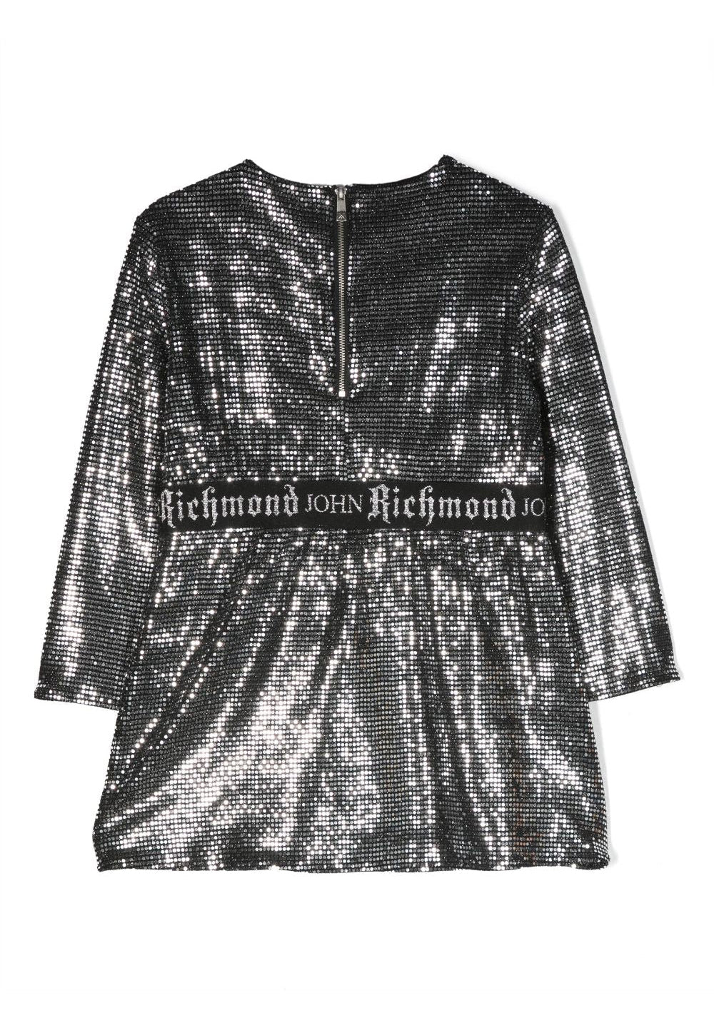 Silbernes Kleid für Mädchen