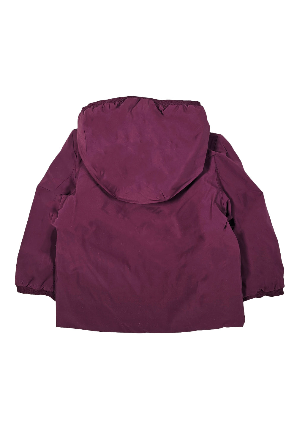 Purple-pink reversible jacket for baby girls