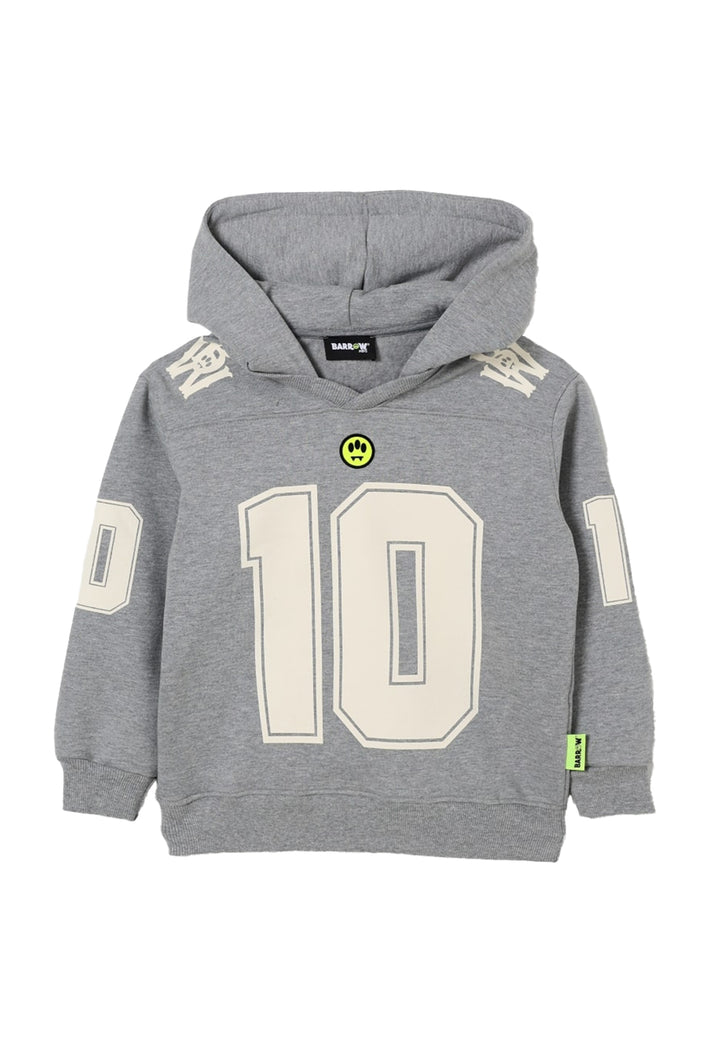 Felpa cappuccio grigia unisex