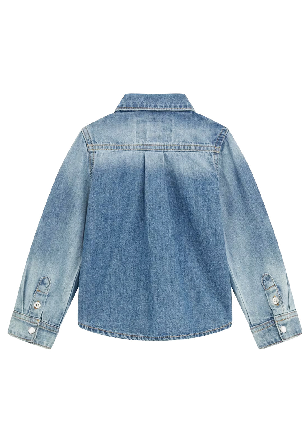 Camicia blu denim per bambino