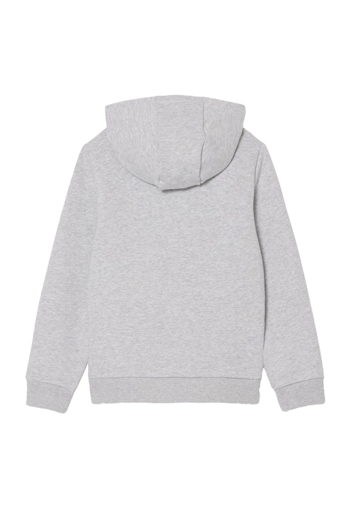 Felpa cappuccio grigia per bambino