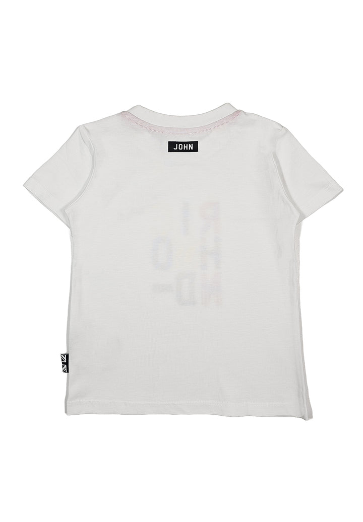 T-shirt bianca per bambino