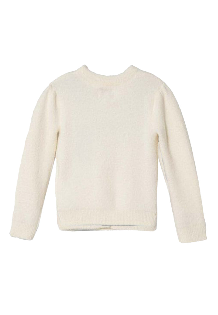 Cardigan panna per bambina
