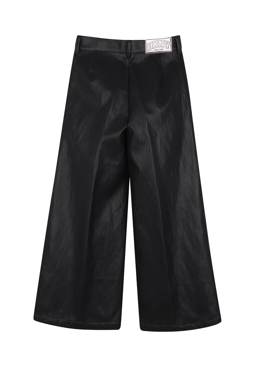 Pantalone similpelle nera per bambina
