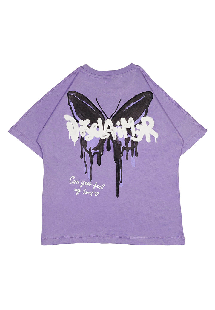 T-shirt lilla per bambina